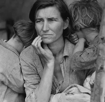 Dorothea Lange’s “Migrant Mother,”