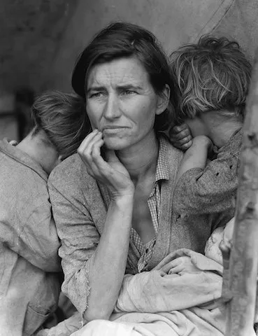 Dorothea Lange’s “Migrant Mother,”