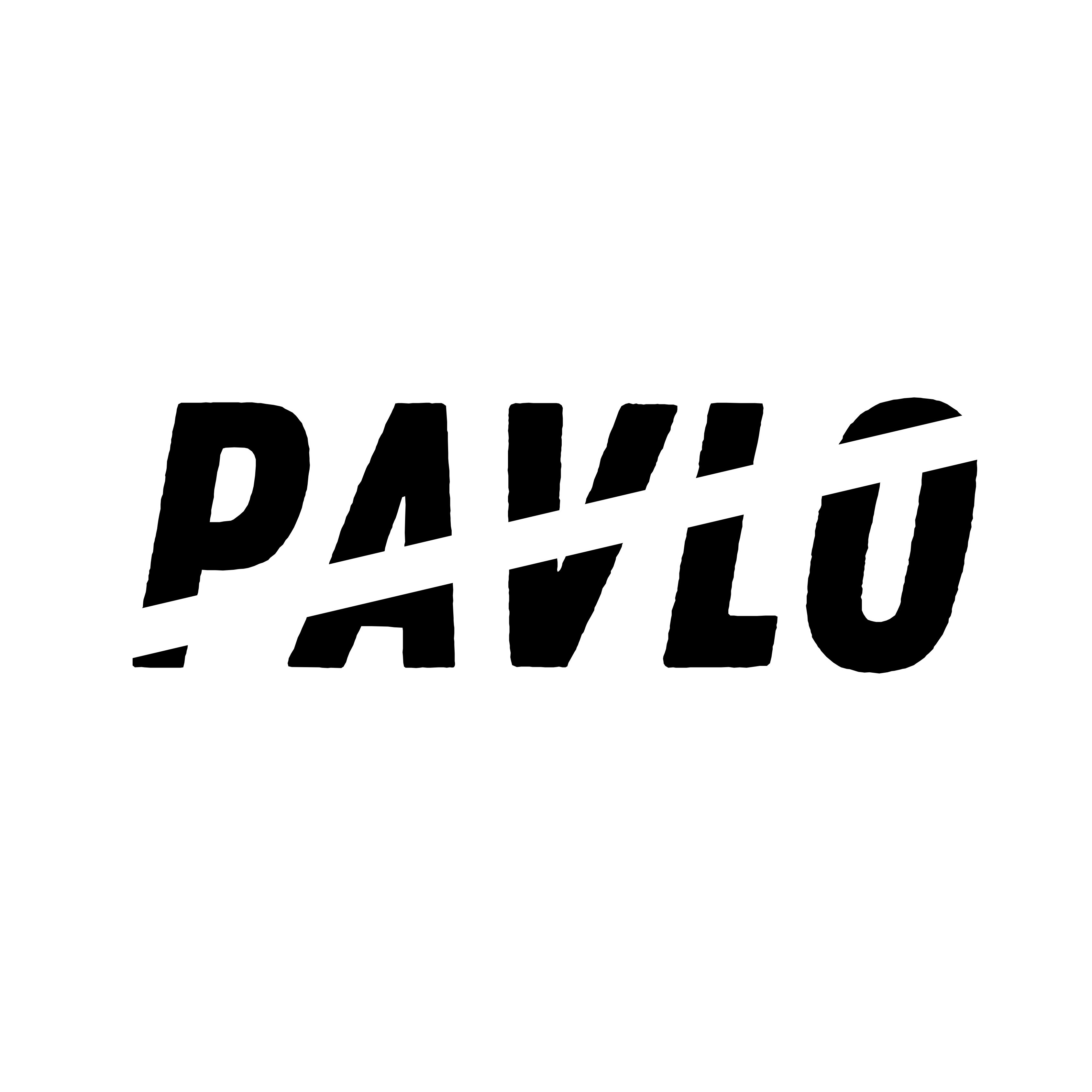 Pavlo white logo