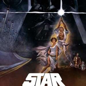 Poster for the movie "Star Wars"