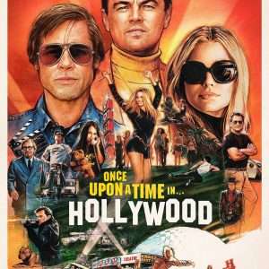 Poster for the movie "Once Upon a Time… in Hollywood"