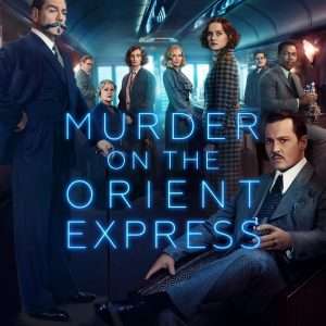 Poster for the movie "Murder on the Orient Express"