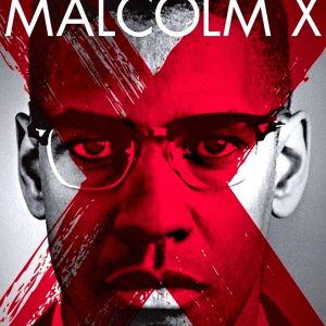 Poster for the movie "Malcolm X"