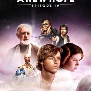 Poster for the movie "Star Wars"